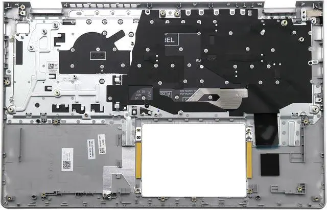 Alt view image 2 of 6 - BestParts Silver Palmrest with Non-Backlit Keyboard Assembly Replacement for Dell Inspiron 15 3520 3525 3530 3535 (with USB-C), US Layout, P/N: G8XT0