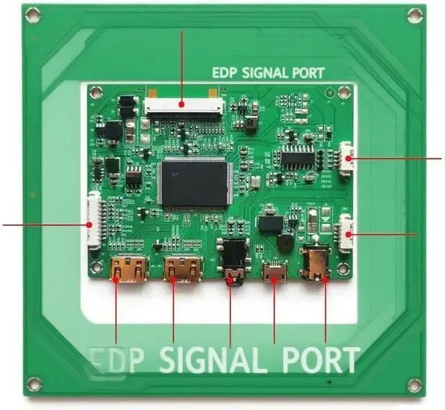 Alt view image 4 of 6 - Controller Driver Board for LM156LF2F01 LM140LF1F02 DIY Kit 15.6" Micro USB 2Mini-HDMI Laptop Display 1920x1080 EDP 40-Pin(for LM140LF1F02)