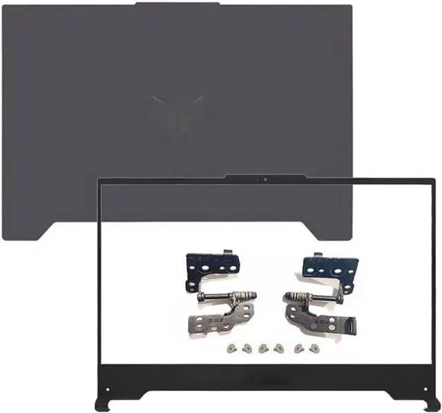 Main image of Black LCD Back Cover Top Rear Lid Case & Front Bezel Display Frame & Screen Hinge Sets Compatible with ASUS TUF Gaming A15 AIR 3/4/5 FA507 FA507R FA507N FA507X 15.6inch Laptop Series