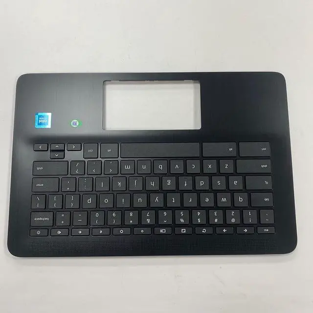 Alt view image 2 of 7 - Replacement Laptop Upper Case Palmrest Keyboard Assembly Part for HP Chromebook 14 G7 CB E 14 G7 CElN4500 M47207-001 Black