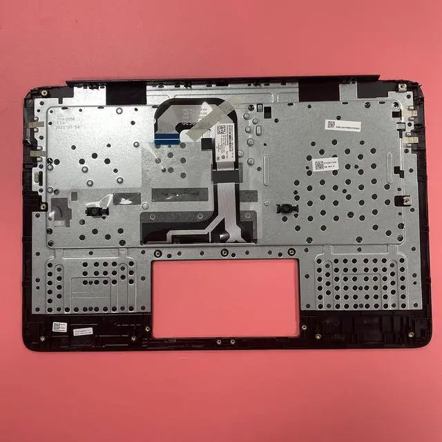 Alt view image 3 of 7 - Replacement Laptop Upper Case Palmrest Keyboard Assembly Part for HP Chromebook 14 G7 CB E 14 G7 CElN4500 M47207-001 Black