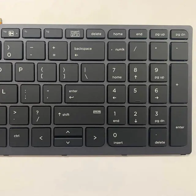 Alt view image 4 of 6 - Laptop Parts US Layout for HP for ZBOOK 17 G4 G3 15 hsn-C03C HSTNN-C87C 848311-001 Laptop Keyboard(Black Frame US)