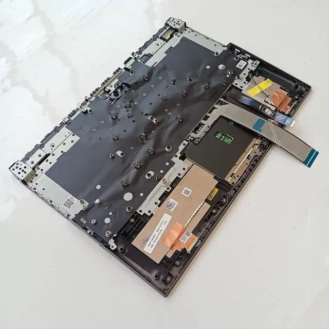 Alt view image 4 of 7 - Replacement Laptop Upper Case Palmrest RGB Keyboard Touchpad Assembly Part for Lenovo Legion 5 Pro 16ARH7 SG AMD 5CB1H71212 5CB1H71276 5CB1H70903 5CB1H71040 Gray