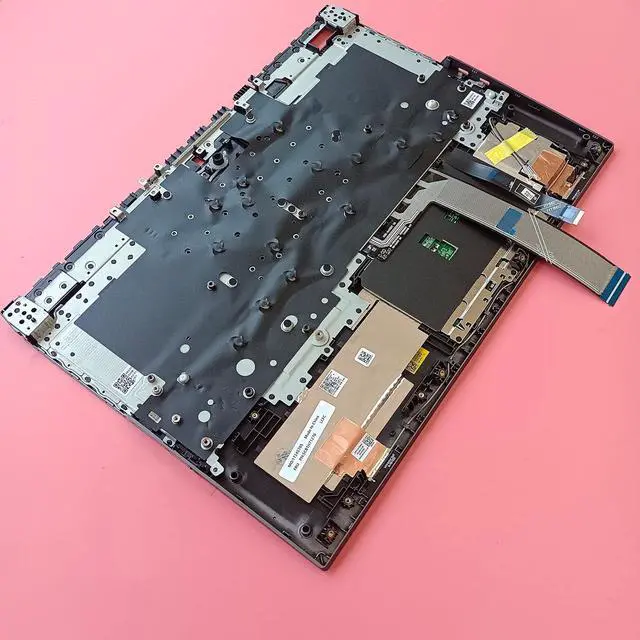 Alt view image 6 of 7 - Replacement Laptop Upper Case Palmrest RGB Keyboard Touchpad Assembly Part for Lenovo Legion 5 Pro 16ARH7 SG AMD 5CB1H71212 5CB1H71276 5CB1H70903 5CB1H71040 Gray