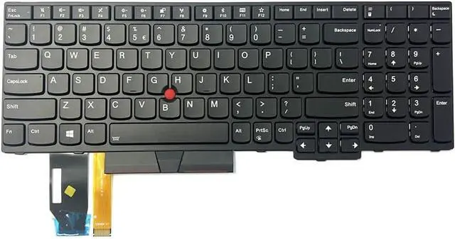 Main image of Huasheng Suda Backlit Keyboard US Replacement for Lenovo ThinkPad E580 E585