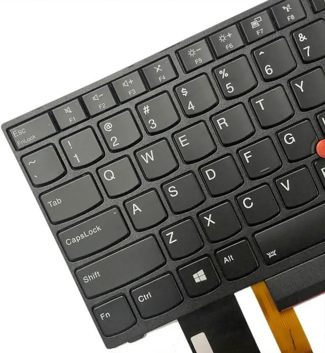 Alt view image 4 of 7 - Huasheng Suda Backlit Keyboard US Replacement for Lenovo ThinkPad E580 E585