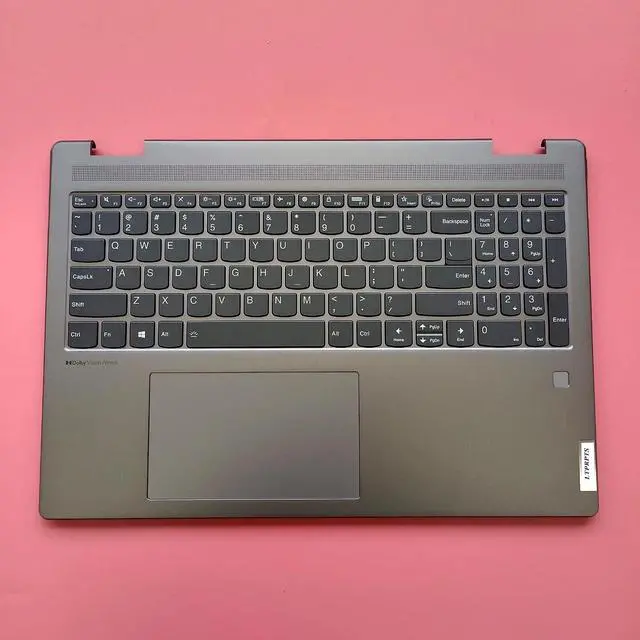 Alt view image 5 of 7 - Replacement Laptop Upper Case Palmrest Backlit Keyboard Touchpad Assembly Part for Lenovo Yoga 7 16IAH7 5CB1J03930 AM2E5000P10 Arctic Grey
