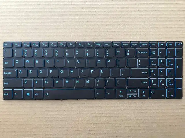 Main image of Original New for Lenovo Ideapad L340 Gaming Laptop 15.6 Inch 81LK00HDUS Keyboard US Backlit Blue Font