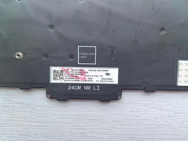 Main image of Original New for Lenovo ThinkPad SN21M39689 N21M39899 PK1338Z2B00 SG-B6660-XUA SN3C03B00 US Backlit Black Keyboard