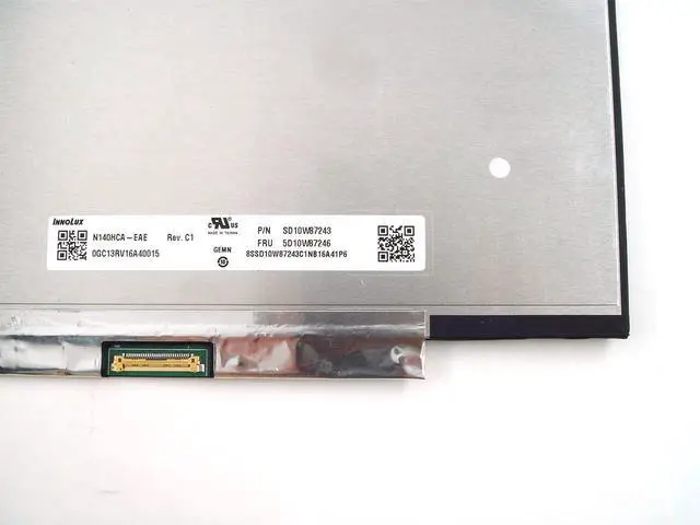 Alt view image 5 of 5 - Parts for Lenovo ThinkPad T14 P14s Gen 2 LCD Screen FHD IPS for Non-Touch eDP-30pings 5D10W87246