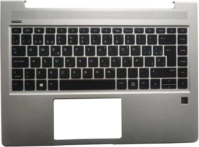 Main image of Replacement for HP Probook 440 G6 445 G6 440 G7 445 G7 Laptop Keyboard Upper Case Palmrest (Spanish NO Backlit)