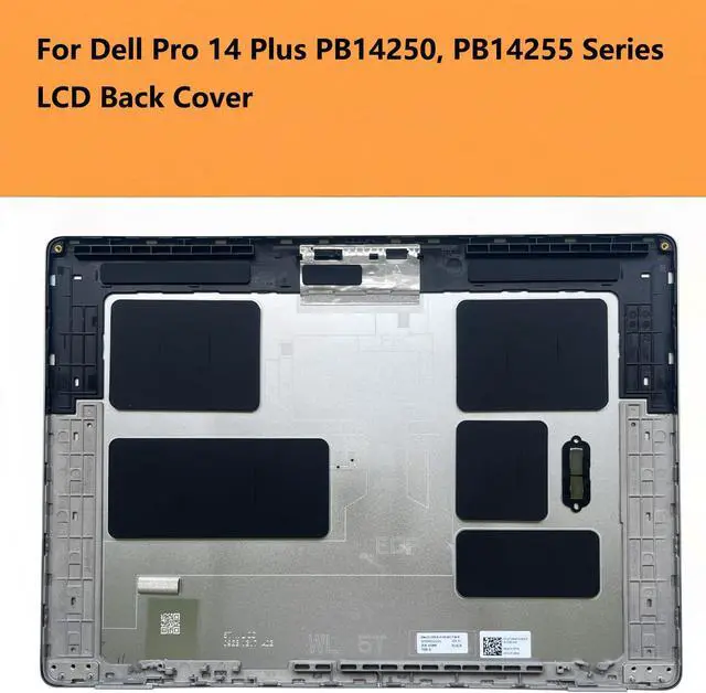 Alt view image 2 of 5 - 1V9MM, 01V9MM Replacement LCD Back Cover for Dell Pro 14 Plus PB14250, PB14255 Series WLAN Laptop, Silver Top Lid