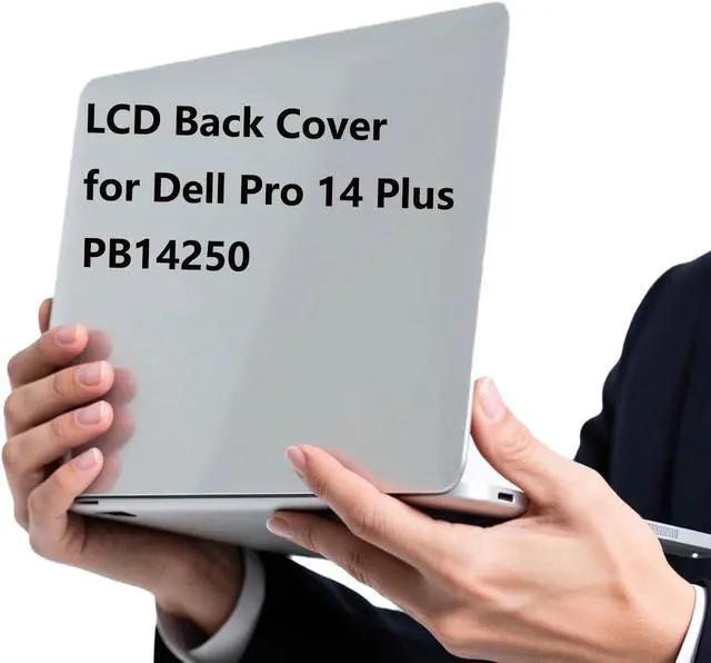 Alt view image 5 of 5 - 1V9MM, 01V9MM Replacement LCD Back Cover for Dell Pro 14 Plus PB14250, PB14255 Series WLAN Laptop, Silver Top Lid