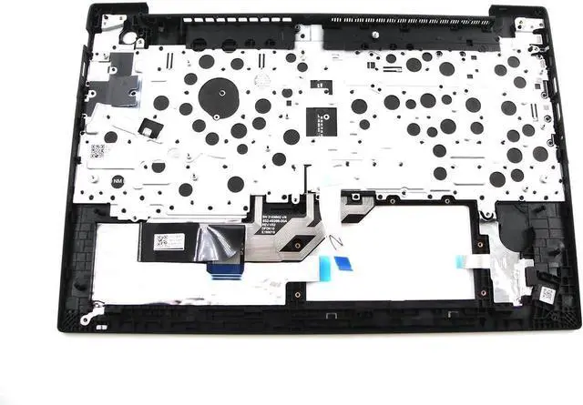 Alt view image 2 of 3 - Bayjebu Parts for Lenovo ThinkPad E16 Gen 1 Palmrest Keyboard Bezel US-English Backlit Black 5M11H94852