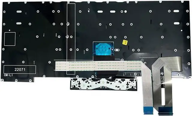 Alt view image 6 of 6 - Suyitai US Non Backlight Keyboard Laptop Replacement for Lenovo ThinkPad T14S SN20W19559 PK131L51B00