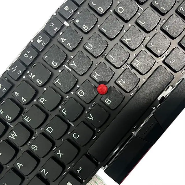 Alt view image 4 of 6 - Suyitai US Non Backlight Keyboard Laptop Replacement for Lenovo ThinkPad T14S SN20W19559 PK131L51B00
