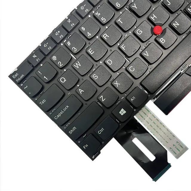Alt view image 5 of 6 - Suyitai US Non Backlight Keyboard Laptop Replacement for Lenovo ThinkPad T14S SN20W19559 PK131L51B00