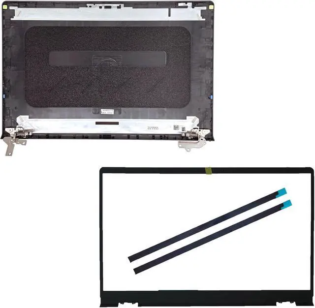 Alt view image 2 of 5 - Replacement LCD Back Cover Top Lid Hinges Front Bezel with Adhesive Backing for DELL Inspiron 15 3520 3525 3530 3535 Laptop,9WC73 09WC73 VW3N0 0VW3N0 681GY 0681GY