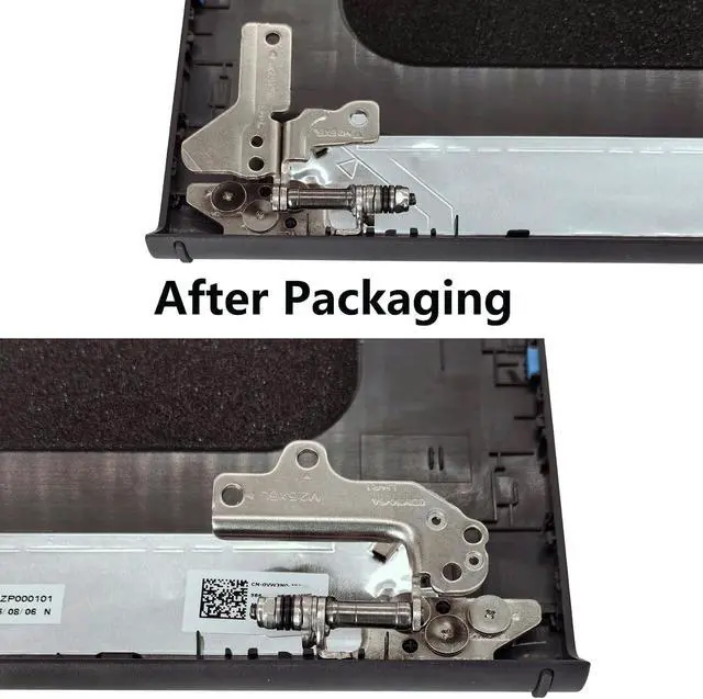 Alt view image 3 of 5 - Replacement LCD Back Cover Top Lid Hinges Front Bezel with Adhesive Backing for DELL Inspiron 15 3520 3525 3530 3535 Laptop,9WC73 09WC73 VW3N0 0VW3N0 681GY 0681GY