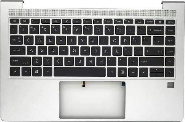Main image of Replacement Upper Case Palmrest for HP Elitebook 640 645 G9 Series Laptop Keyboard Top Cover N17709-001