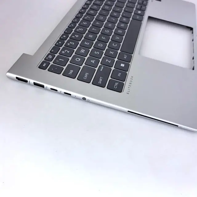 Alt view image 4 of 5 - Replacement Upper Case Palmrest for HP Elitebook 645 G11 Series Laptop with US Layout Keyboard Top Cover N98720-001
