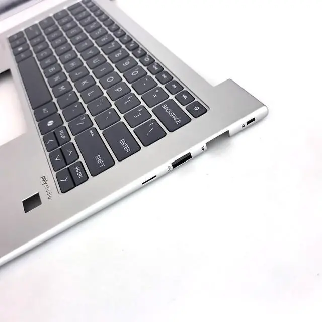 Alt view image 5 of 5 - Replacement Upper Case Palmrest for HP Elitebook 645 G11 Series Laptop with US Layout Keyboard Top Cover N98720-001