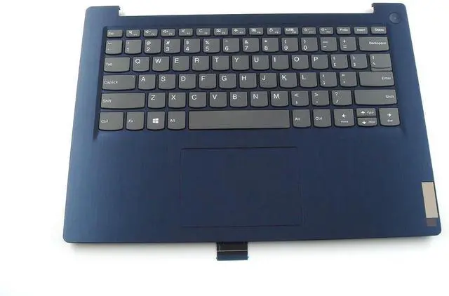 Main image of Parts for Lenovo ideapad 3-14ADA05 3-14ARE05 14.0 inch Palmrest Keyboard Bezel US Blue Non-Fingerprint 5CB0X56644