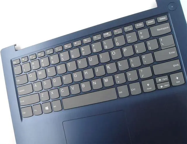 Alt view image 4 of 4 - Parts for Lenovo ideapad 3-14ADA05 3-14ARE05 14.0 inch Palmrest Keyboard Bezel US Blue Non-Fingerprint 5CB0X56644