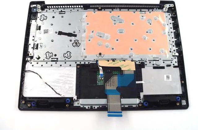 Alt view image 3 of 4 - Parts for Lenovo ideapad 3-14ADA05 3-14ARE05 14.0 inch Palmrest Keyboard Bezel US Blue Non-Fingerprint 5CB0X56644