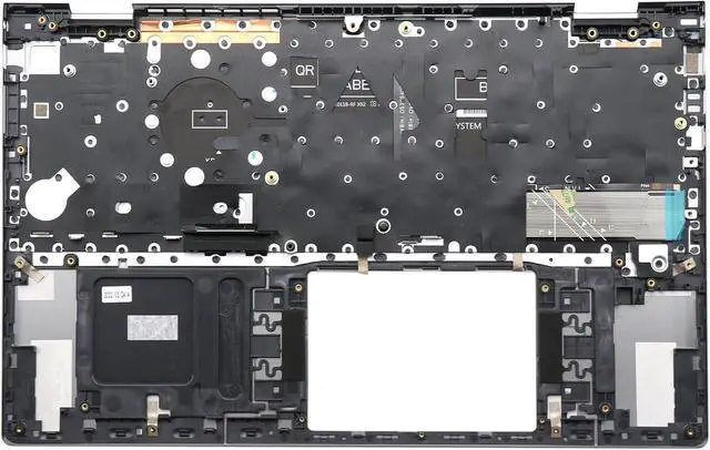 Alt view image 2 of 6 - BestParts Palmrest Backlit Keyboard Assembly Compatible with Dell Inspiron 15 5510 5515 5518, Regulatory Model: P106F, P/N: 0MK2CK 06P0TG, US Layout