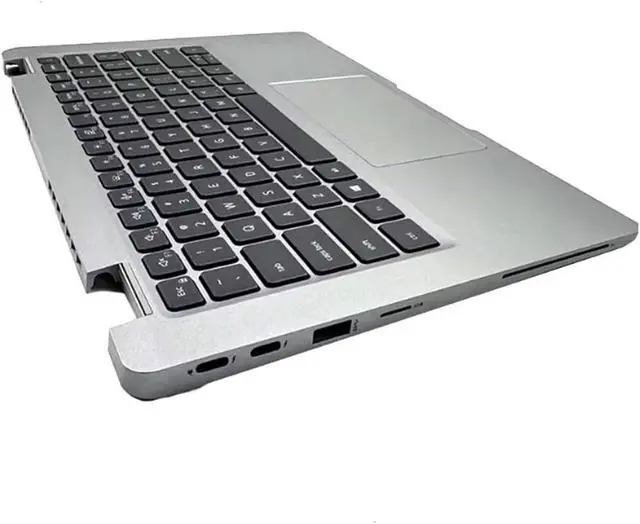 Alt view image 3 of 3 - Laptop Palmrest for DELL Latitude 5320 02C9HJ 2C9HJ with Backlit English US Keyboard with Touchpad Black Upper Case New