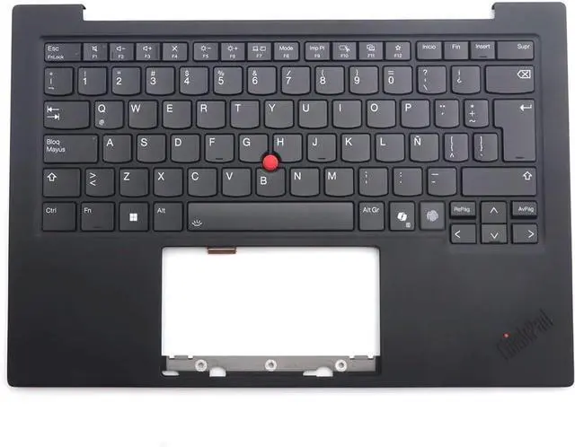 Main image of Parts for Lenovo ThinkPad X1 Carbon Gen 13 Palmrest Keyboard Latin Spanish Backlit WLAN 5M11Q55948