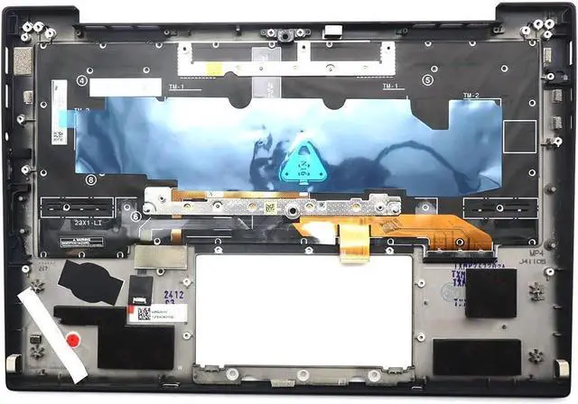 Alt view image 3 of 3 - Parts for Lenovo ThinkPad X1 Carbon Gen 13 Palmrest Keyboard Latin Spanish Backlit WLAN 5M11Q55948