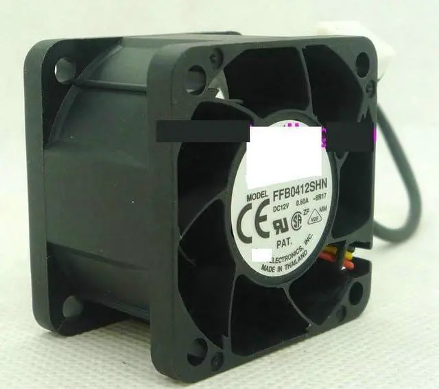 Alt view image 2 of 4 - FFB0412SHN -8R17 4028 12v 0.6a 3wire Cooling Fan Replacement Parts