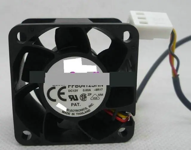 Alt view image 4 of 4 - FFB0412SHN -8R17 4028 12v 0.6a 3wire Cooling Fan Replacement Parts