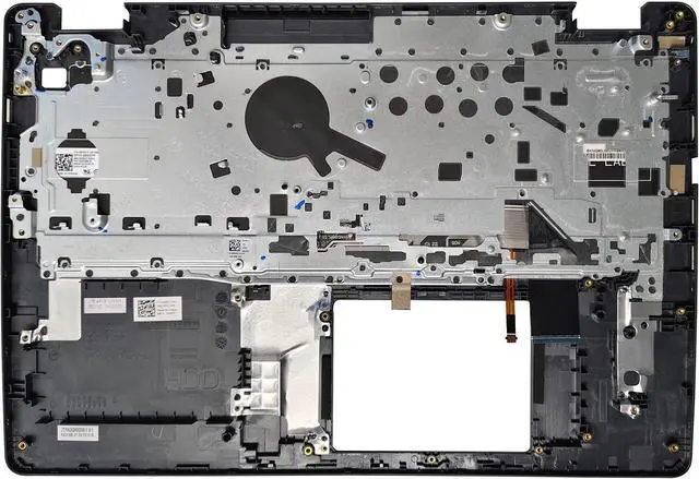Alt view image 2 of 4 - New for Dell Inspiron 15 3501 3505 US/Latin/Spanish Keyboard Palmrest Upper Cover (Black US Backlit)