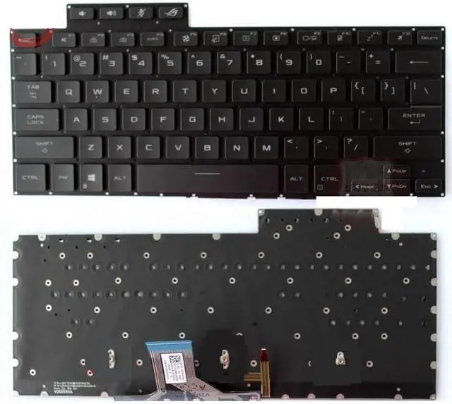 Alt view image 2 of 6 - US Backlit Keyboard for ASUS for ROG Flow X13 GV301 GV301QC GV301QH GV301QE Gaming Laptop(2021)