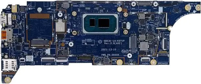 Alt view image 3 of 7 - Replacement for Dell Latitude 7320 Motherboard GDC31 LA-K371P Mainboard I5-1145G7 Processor 16GB RAM 0YWWRP YWWRP
