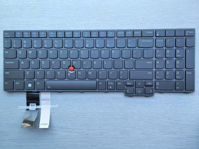 Main image of Original New for Lenovo ThinkPad T16 Gen 2 (Intel) (Machine Type 21HH) US Backlit Storm Grey Keyboard