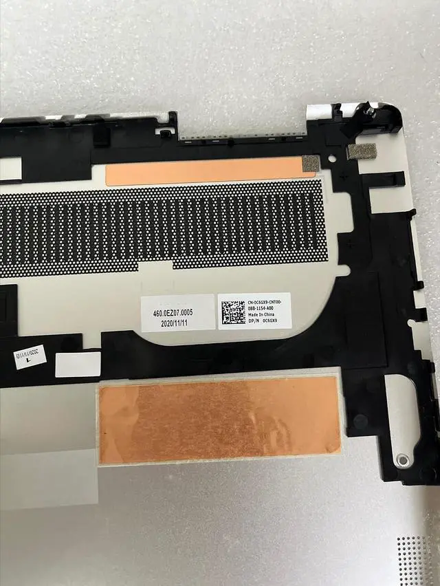 Alt view image 3 of 3 - New for Inspiron 7386 Lower Bottom Case Back Cover D Shell Silver 0C6GX9 C6GX9 Laptop