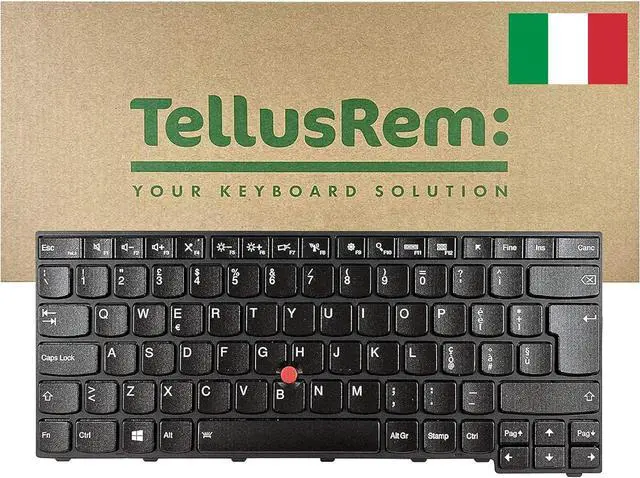 Main image of Replacement Italian Backlit Keyboard for Lenovo Thinkpad T460s T470s