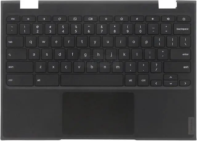 Main image of Laptop Palmrest Upper Case Top Cover with Non_Backlight US Keyboard Touchpad Assembly Replacement for Lenovo 100e Chromebook 2nd Gen MTK 2 82Q3 5CB1E21835