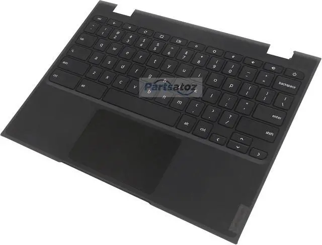 Alt view image 3 of 6 - Laptop Palmrest Upper Case Top Cover with Non_Backlight US Keyboard Touchpad Assembly Replacement for Lenovo 100e Chromebook 2nd Gen MTK 2 82Q3 5CB1E21835
