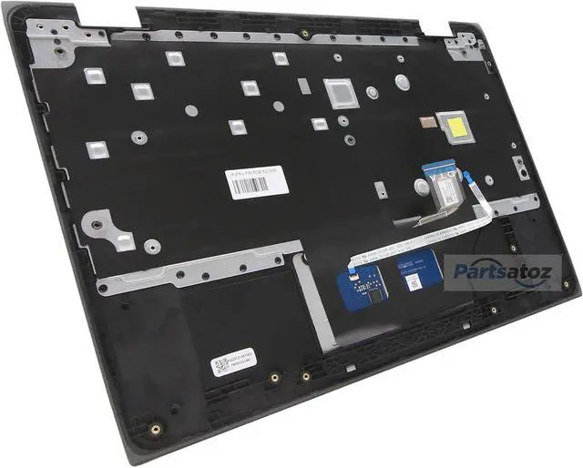 Alt view image 4 of 6 - Laptop Palmrest Upper Case Top Cover with Non_Backlight US Keyboard Touchpad Assembly Replacement for Lenovo 100e Chromebook 2nd Gen MTK 2 82Q3 5CB1E21835