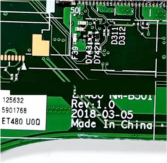 Alt view image 7 of 7 - NM-B501 Motherboard T480 Laptop CPU I5-7200U I5-8350U I7-8550U UMA/GPU(I7-8TH UMA)