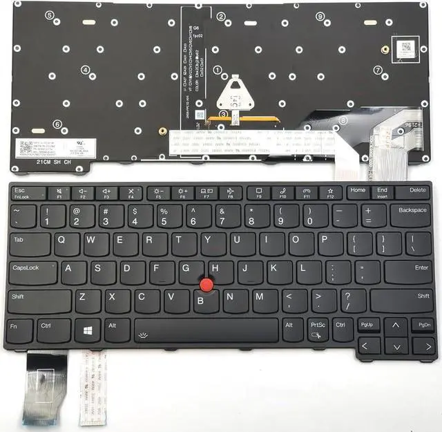 Main image of Replacement Backlit Keyboard for Lenovo ThinkPad X13 Gen 2 Laptop