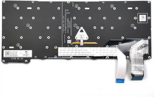 Alt view image 3 of 3 - Replacement Backlit Keyboard for Lenovo ThinkPad X13 Gen 2 Laptop