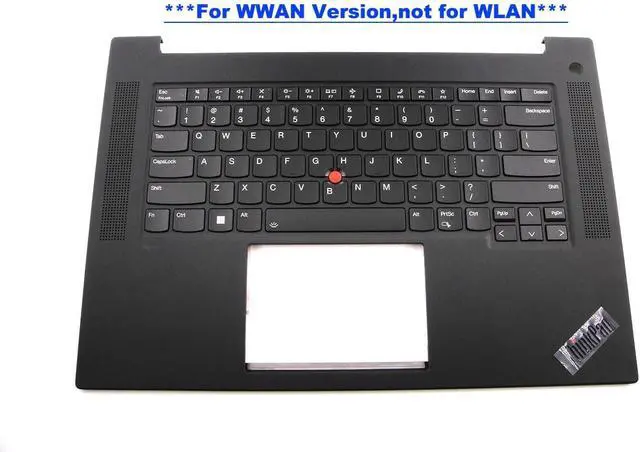 Alt view image 2 of 4 - Bayjebu Parts for Lenovo ThinkPad P1 Gen 4 5 Palmrest Keyboard Bezel US Backlit Top Upper Case 5M11D12148