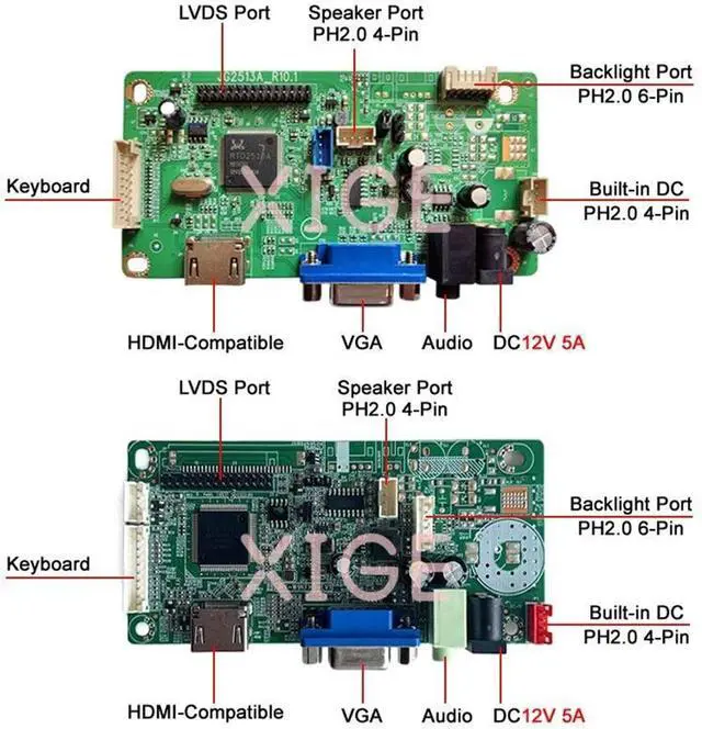 Alt view image 2 of 5 - for LTM230HT10 LTM230HL08 LTM230HL07 LTM230HP06 LTM230HT05 LTM230HT11 23" 1920*1080 Monitor 30 Pin LVDS 58C Controller Board Kit