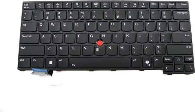 Main image of Parts for Lenovo ThinkPad L14 Gen 5 Keyboard US-English Backlit Black 5N21M38521
